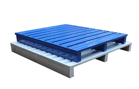 Galvanized Heavy Duty Steel Pallet Warehouse Storage Stackable Metal Pallets