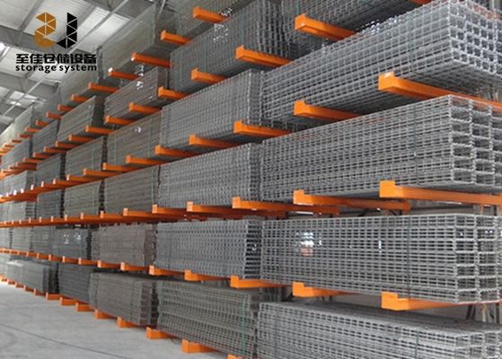 Multilevel Cantilever Pallet Racking Anti Corrosion For Pipe Storage