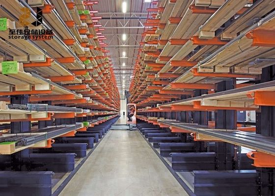 Powder Coating 300-1800mm Arm With Safelock Cantilever Racking System