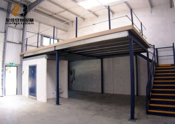 2 Layer Building Mezzanine Floor Heavy Duty Steel Mezzanine Structure Metal
