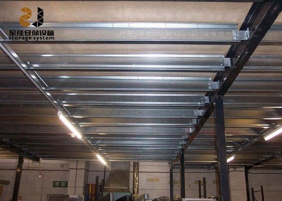 Steel Q235 / 245 Industrial Mezzanine Floors Epoxy Powder Coated
