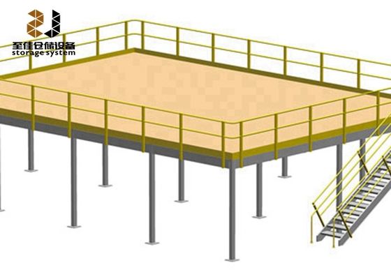 2 Layer Mezzanine Platform Racking Systems Q235 Steel Mezzanine Floor