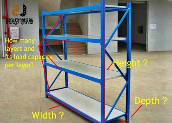 200-500kg/level Warehouse Pallet Shelves Multi Level Medium Duty Pallet Racking
