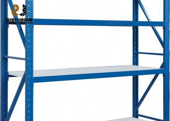 Multi-Level Steel Shelving Unit Epoxy Powder Coated Corrosion Protection