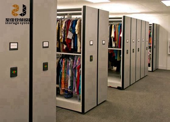 0.8-2.5mm Moving File Cabinets Shelf System Ratproof High Density Storage System