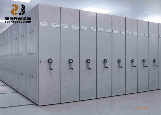 Powder Coating Mobile Shelving Systems with Safety Lock Easy Assemble