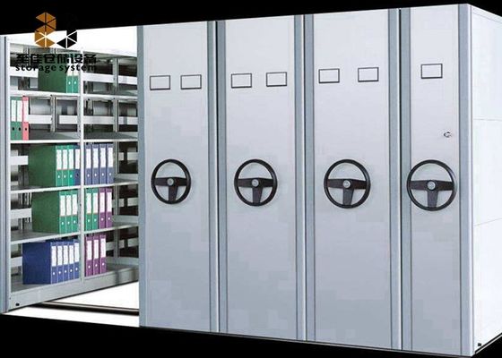 High Density File Storage Systems Easy Assemble Mobile Filing Cabinet System