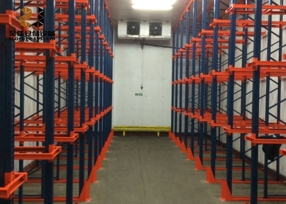 Heavy Duty Drive In Warehouse Racks / Industrial Metal Racks For Storage