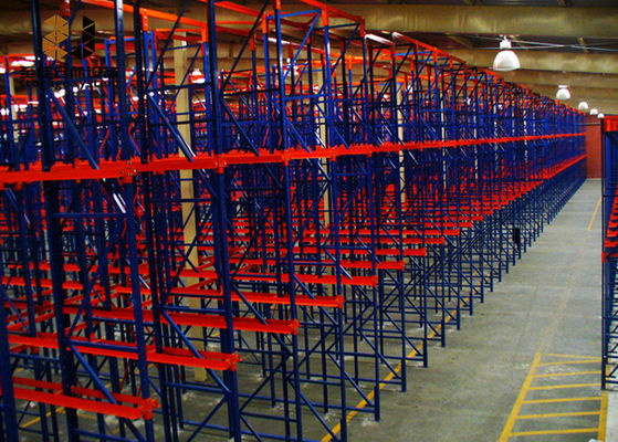Heavy Duty Drive In Warehouse Racks / Industrial Metal Racks For Storage