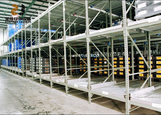 Custom Industrial Warehouse Storage Racks ,  Supermarket Steel Rack 5 Years Warranty