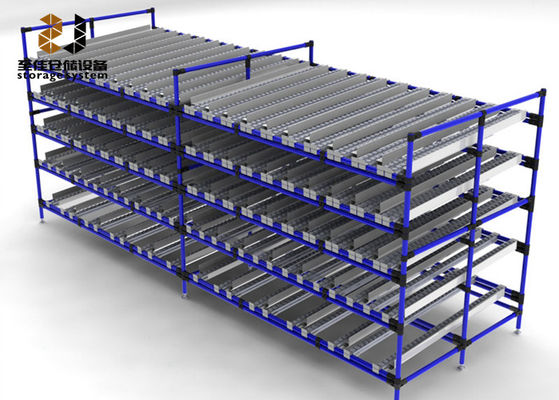 4 Tier Warehouse Metal Storage Racks Adjustable Multi Level High Efficiency