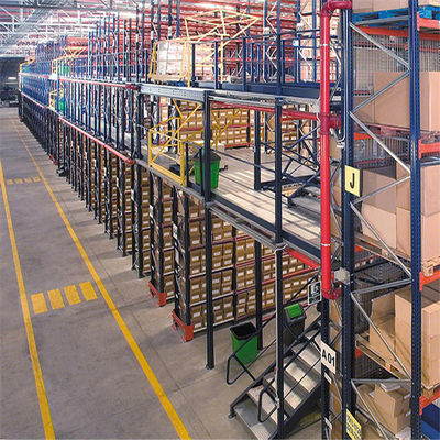 Steel Industrial Mezzanine Floors Flooring Load 300-1000kg Per Square Meter for Versatile Storage Options