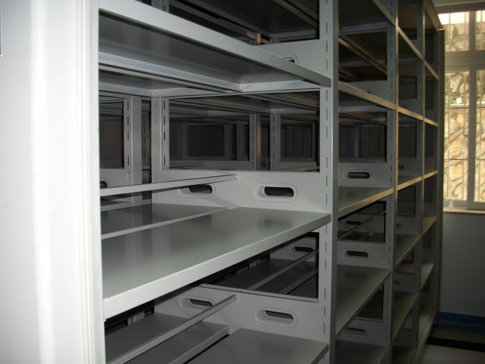 Steel Rolling High Density File Storage Systems For Library / School